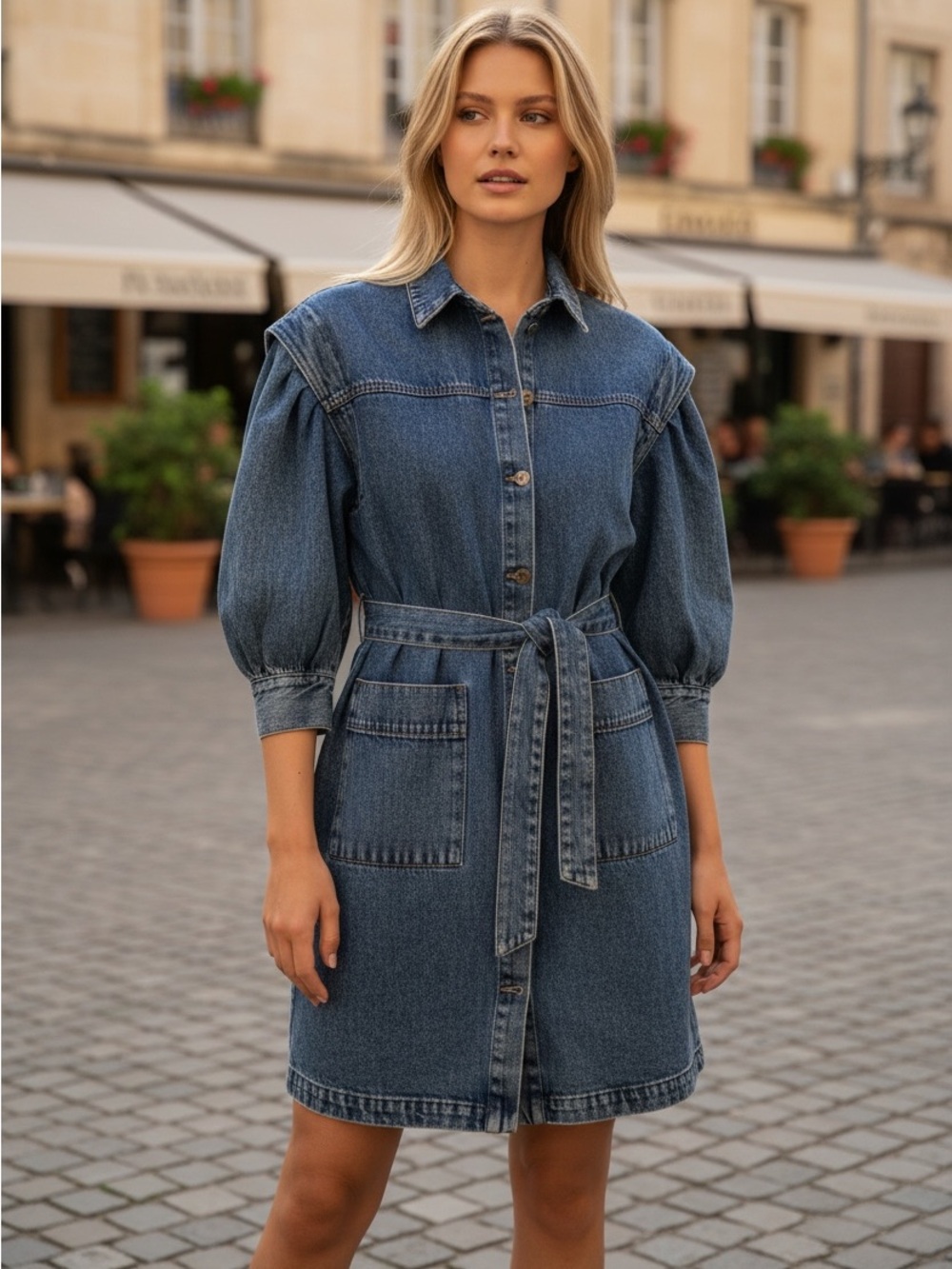 Women's Blue Denim Jean Jacket